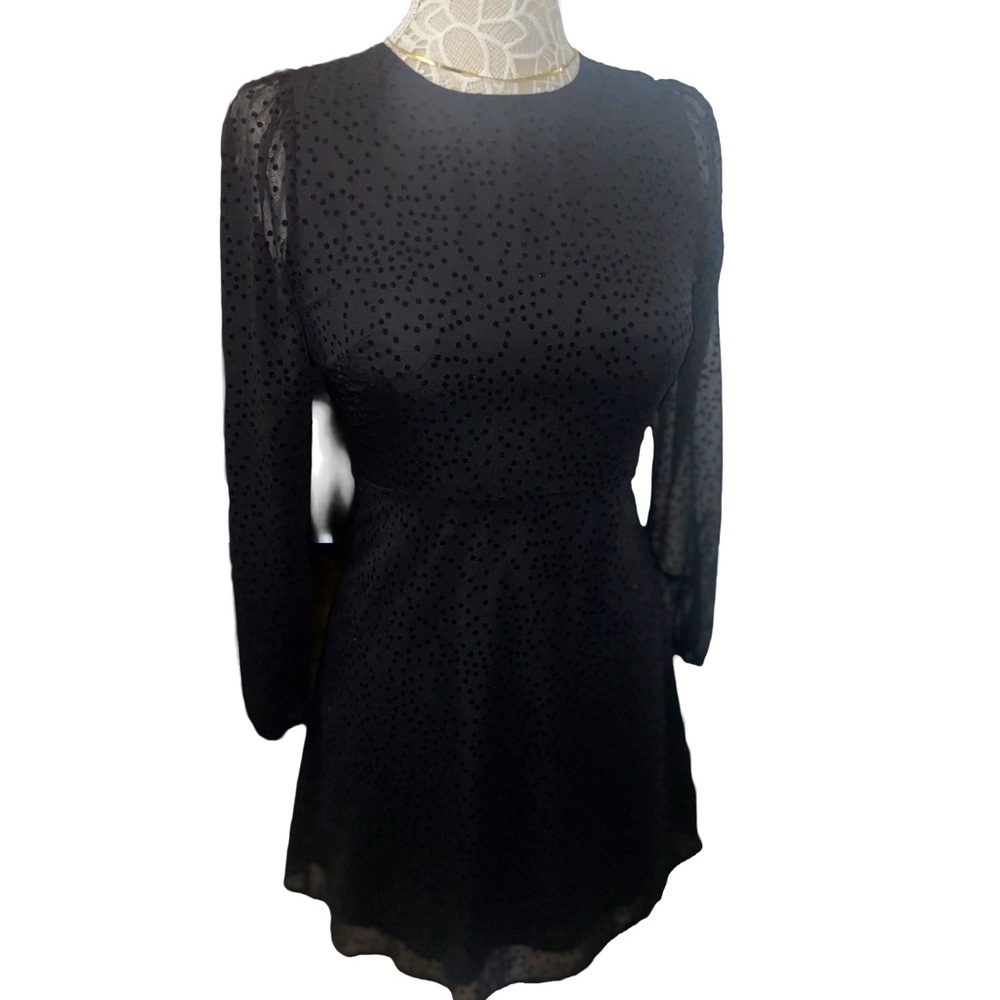 💫NWT🔖 LOFT 00p Black Midi-Dress